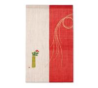 Kyoto Noren Giapponese Tenda Porta Arazzo Lino Cerimonia Del Tè Di Capodanno