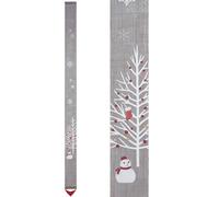 Kyoto Tappezzeria da Parete Dipinto a Mano Lino Rime Ghiaccio Natale Neve Uomo