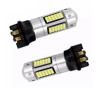 KYPSZQPSH 2 pezzi PWY24W LED indicatori di direzione 4014 30smd DRL luci diurne CANBUS LED auto fendinebbia(Yellow)