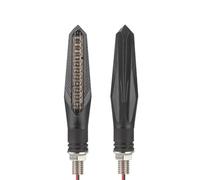 KYPSZQPSH 4/2 pezzi di indicatori di direzione posteriori a LED for motocicletta, 12 V, freccia, luce lampeggiante color ambra(2PCS)