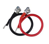 KYPSZQPSH Cavo di messa a terra per automobili a 2 pezzi da 35 mm² Cavo di collegamento batteria per collegamenti in parallelo e in serie(30cm)