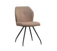 Kyra 1R, Sedia, Supporto Nero, Fodera Grigio Talpa (02)