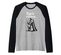 Kyrie Eleison - Guerriero cattolico della Preghiera Maglia con Maniche Raglan