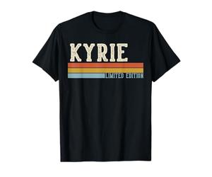 Kyrie Retro Vintage Uomini Bambini Ragazzi Nome Maglietta