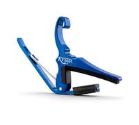 Kyser Quick-Change Capotasto per chitarra acustica a sei corde, Blu, KG6U