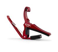 Kyser Quick-Change Capotasto per chitarra acustica a sei corde, Rosso Rubino, KG6R