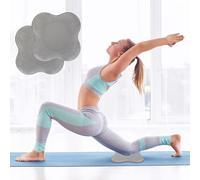 KYSUN 2 Pezzi Ginocchiere da yoga, Tappetini per Ginocchiere antiscivolo, Cuscini per Le Ginocchia per Yoga, Comodo Supporto Yoga Pad, Tappetino Ginocchia, Cuscino Pilates Antiscivolo (Grigio)