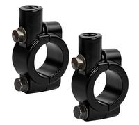 KYSUN 2 Pezzi Supporti Specchietto Moto,22mm Supporti Specchietto Moto Universale,Adattatore Specchietto Moto Manubrio Morsetti Adattatori Specchi Porta Specchietti per Moto Bici(10MM,Nero)