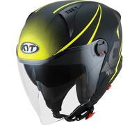 Casco Jet KYT D-City Colorful GialloXL Giallo
