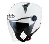 KYT Casco Jet D-CITY Plain Bianco Taglia M (57)