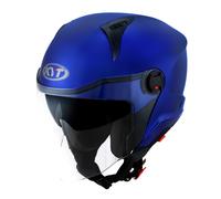 KYT D-City Piatto Blu Metallico E06 Casco Da Moto (Blu) Gr: M (57)