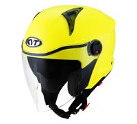 Kyt D-city Plain Open Face Helmet Giallo L