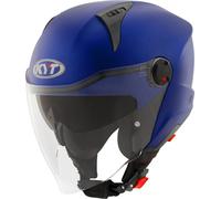 Casco Jet KYT D-City Metallo Blu SempliceL Metallo Blu Semplice