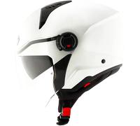 Casco Jet KYT D-CITY Plain Crystal White Matt