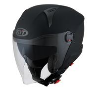 KYT D-City Plain E06 Casco Da Moto (Nero Opaco) Taglia: M (57)