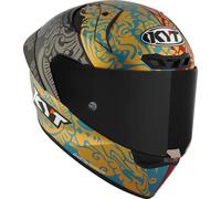 KYT KX-1 Race GP Bastianini IDN Replica 23, casco integrale S male Opaco Rosso/Blu/Oro/Nero