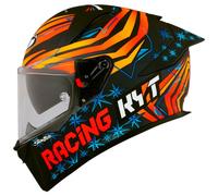 KYT R2R MAX Fernandez 2022 Replica, casco integrale M male Opaco Nero/Arancione/Blu/Rosso