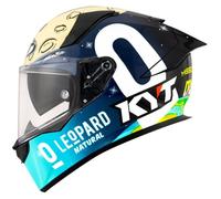 KYT R2R MAX Foggia Mugello 2022 Replica, casco integrale XS male Nero/Bianco/Azzurro/Beige
