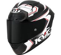 KYT NZ Race Carbon Competition Elmetto, Bianco, Taglia XXL (63)