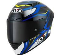 Casco Integrale KYT NZ RACE Carbon Stride Blue/White