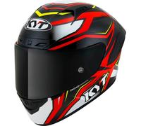 Casco Integrale KYT NZ RACE Carbon Stride Red/White
