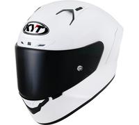 KYT NZ Race Plain Casco, bianco, taglia 2XL per maschi