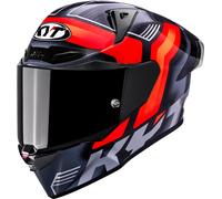 KYT R1R Carbon Accelerator Elmetto, carbonio/rosso, Taglia XL (61/62)