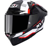 KYT R1R Carbon Zone, casco integrale XL female Nero/Bianco/Rosso
