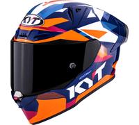 KYT R1R Diamond Elmetto, blu/arancione, Taglia XS (53/54)