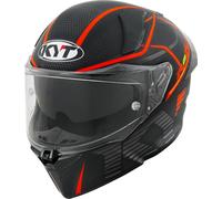 KYT R2R Concept Casco, nero-rosso, taglia 2XL per maschi