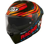 KYT R2R MAX Fernandez 2022 Replica, casco integrale L male Opaco Nero/Arancione/Blu/Rosso
