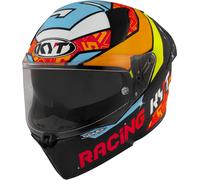 KYT R2R MAX Masia 2022 Replica, casco integrale L male Opaco Nero/Giallo/Arancione/Azzurro/Rosso