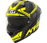KYT R2R Octane, casco integrale XL male Opaco Grigio/Nero/Giallo