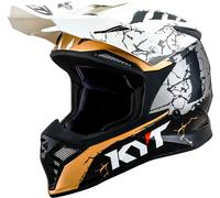 KYT Skyhawk Jarvis Signature Edition, casco a croce XS male Nero/Bianco/Grigio