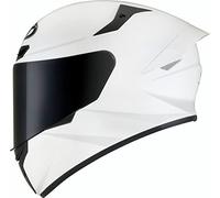 KYT TT Course Plain Casco (White,XL)