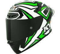 KYT TT-Revo Alex Lowes Replica 2024 Casco, bianco-verde, taglia M per maschi