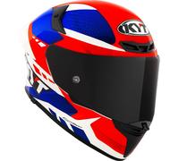 KYT TT-Revo Gear, casco integrale L male Blu/Bianco/Rosso