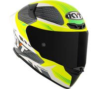 KYT TT-Revo Gear, casco integrale XL male Grigio/Giallo/Verde