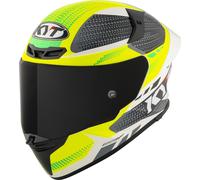 KYT TT-Revo Gear Casco, nero-giallo, taglia S
