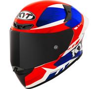 KYT TT-Revo Gear Elmetto, blu/rosso, Taglia XXL (63)