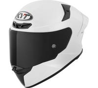 KYT TT-Revo Plain Casco, Bianco, Taglia L (59/60)