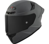 KYT TT-Revo Plain Casco, Grigio opaco, Taglia S (55/56)