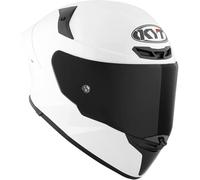KYT TT-Revo Plain, casco integrale L male Bianco