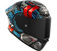 KYT TT-Revo Synchrotron, casco integrale XXL male Nero/Blu/Grigio/Rosso