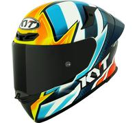 KYT TT-Revo Tati Replica Casco, blu-arancione, taglia M per maschi