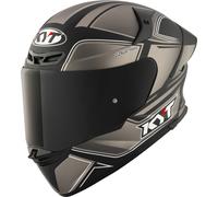 KYT TT-Revo Tourist, casco integrale L male Opaco Nero/Grigio