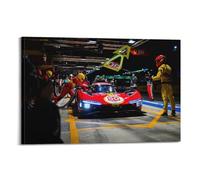 KYTIN Hypercar - Quadro decorativo su tela per Ferrari 499P #50, 40 x 60 cm