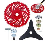 Kytree Lama per decespugliatore con punta in carburo 36T e lama per decespugliatore da 25,4 cm 3T resistente