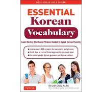 Kyubyong Park Essential Korean Vocabulary (Tascabile)