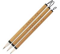 KYUEPONG Pennello per calligrafia cinese, 3 pezzi/set pennelli for calligrafia cinese, lana, capelli, pittura, inchiostro